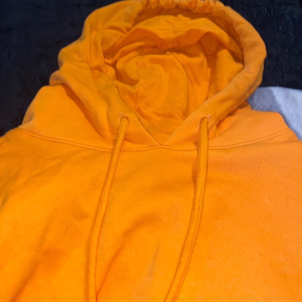 Orange hoodie